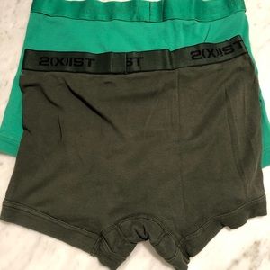 2xist No Show Boxer Briefs Medium